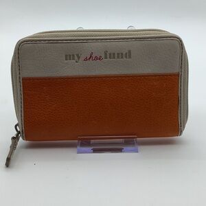 Orange and Cream Women's Wallet